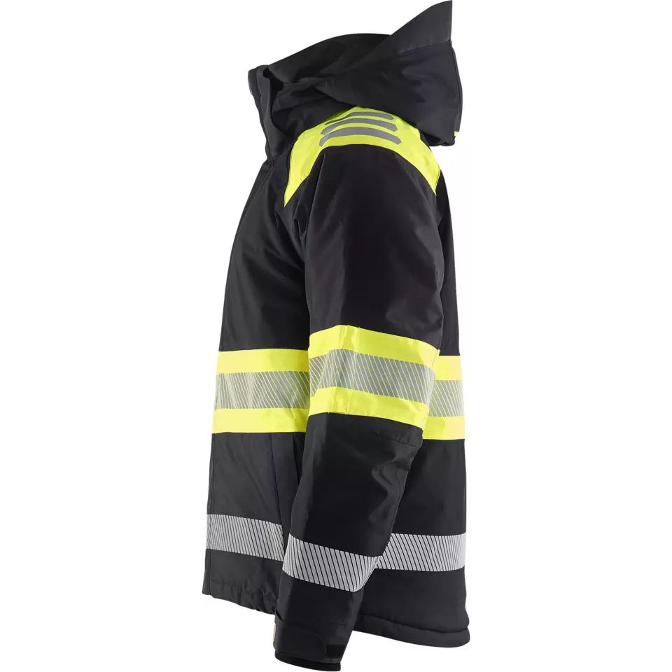 Blaklader 448019779933, High Vis Winterjacke, Schwarz/Gelb, image 3, gallery thumbnail