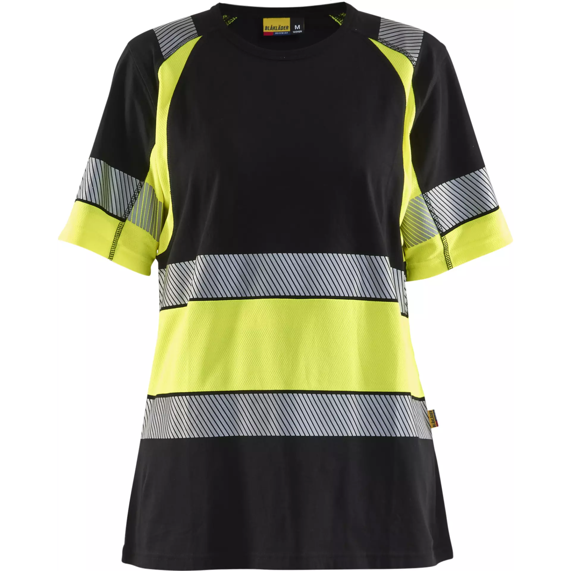 Blåkläder 341010309933, High Vis Ladies T-Shirt, Black/Yellow, image 1
