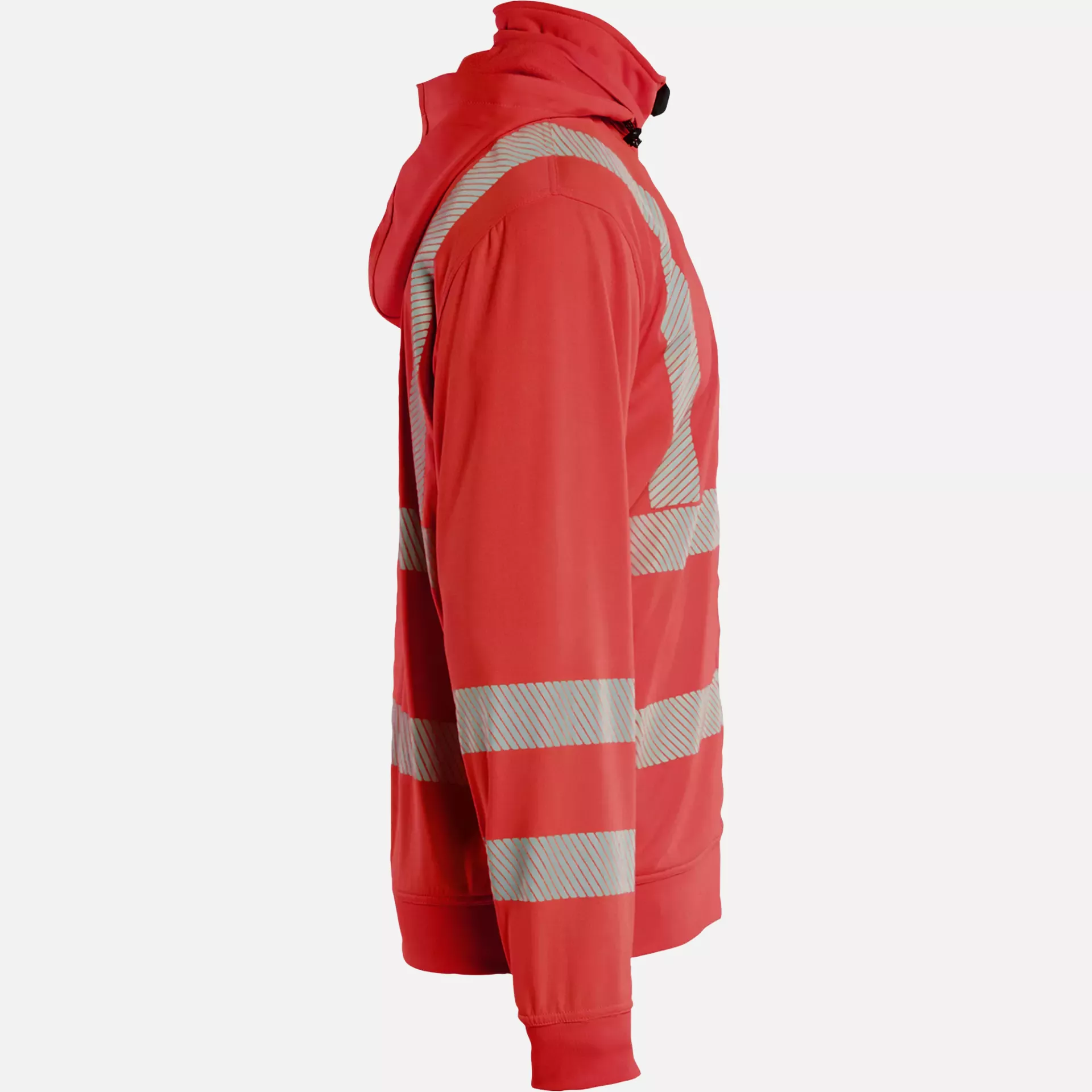 Blaklader 357325385500, High Vis Sweatshirt mit abnehmbarer Kapuze, Rot, image 2