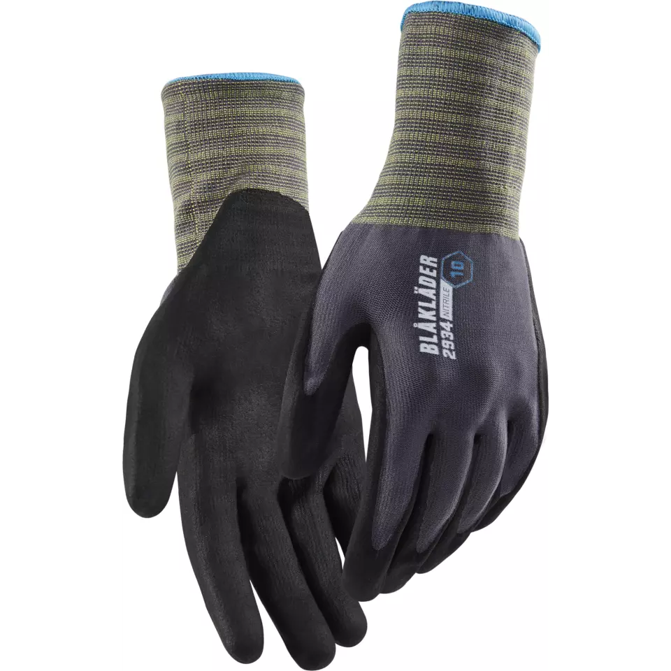 Palm Material · Nitrile feature highlight