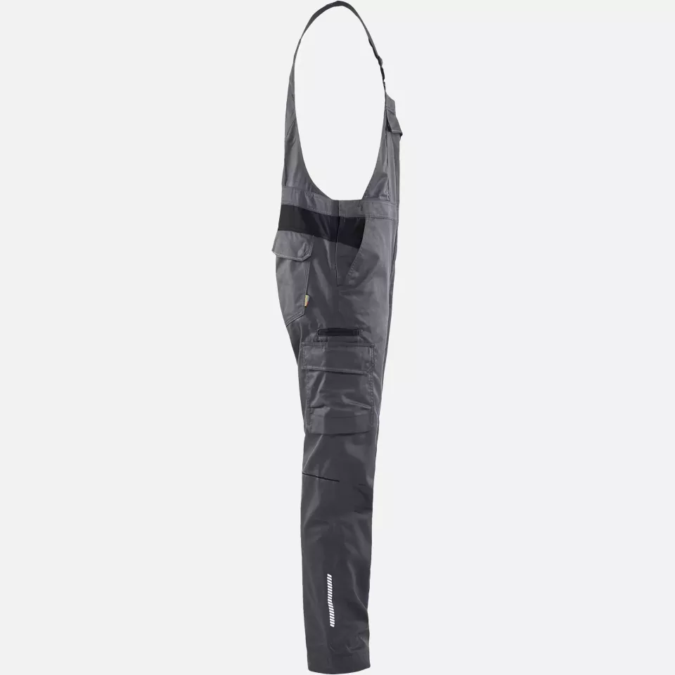 Blaklader 264418329699, Industry Bib and Brace, Medium Grey/Black, image 2, gallery thumbnail