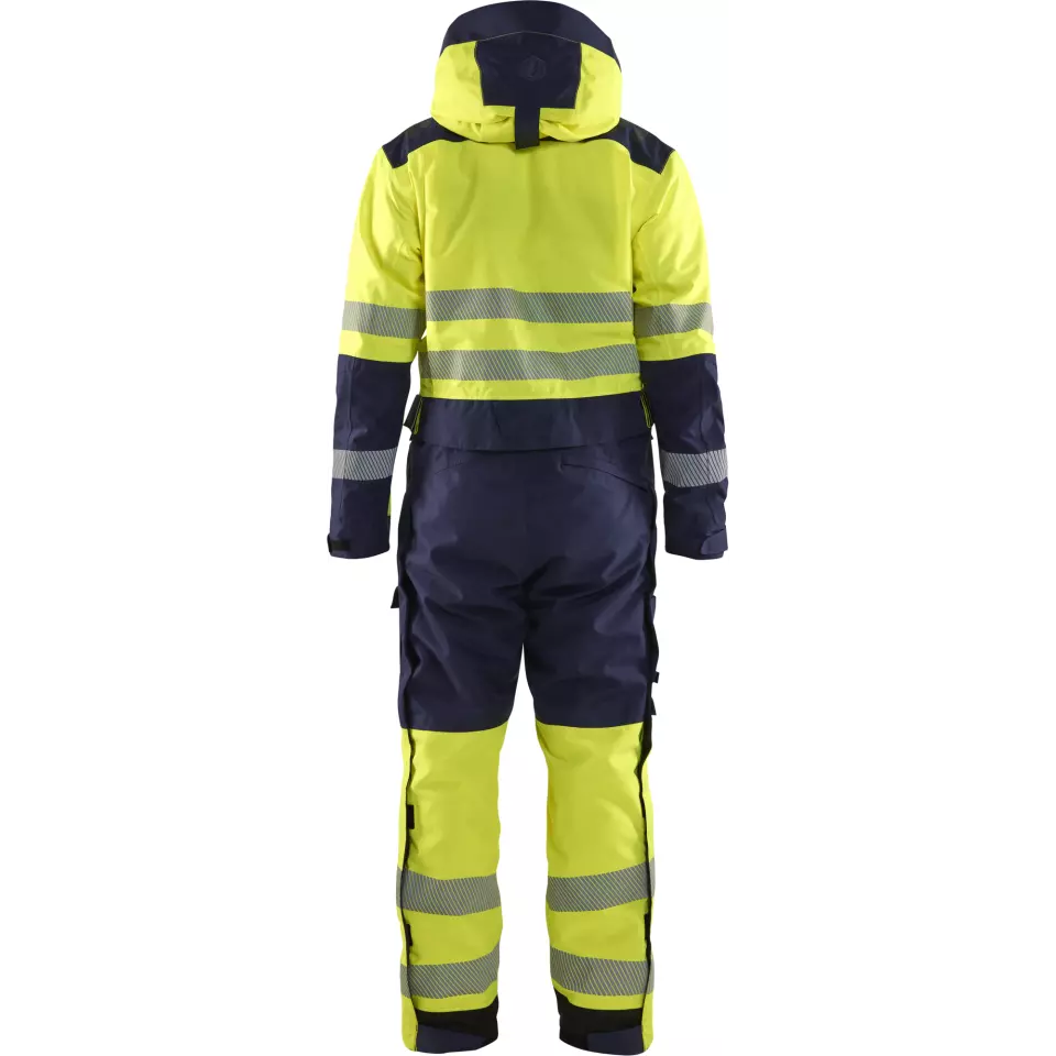 Blaklader 672519773389, High Vis Winter Coverall, Yellow/Navy, image 4, gallery thumbnail