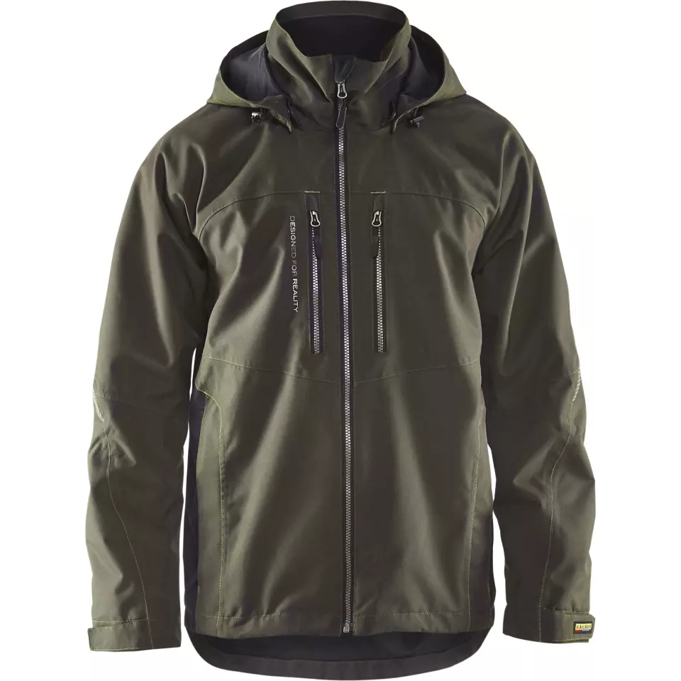 Blaklader 489019774599, Lined Lightweight Winter Jacket, Dark Olive Green/Black, image 1, gallery thumbnail