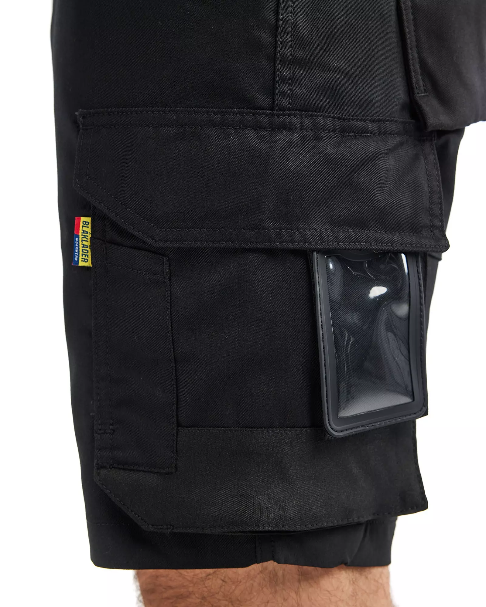 Blaklader 175318329900, Stretch Craftsman Shorts, Black, image 6