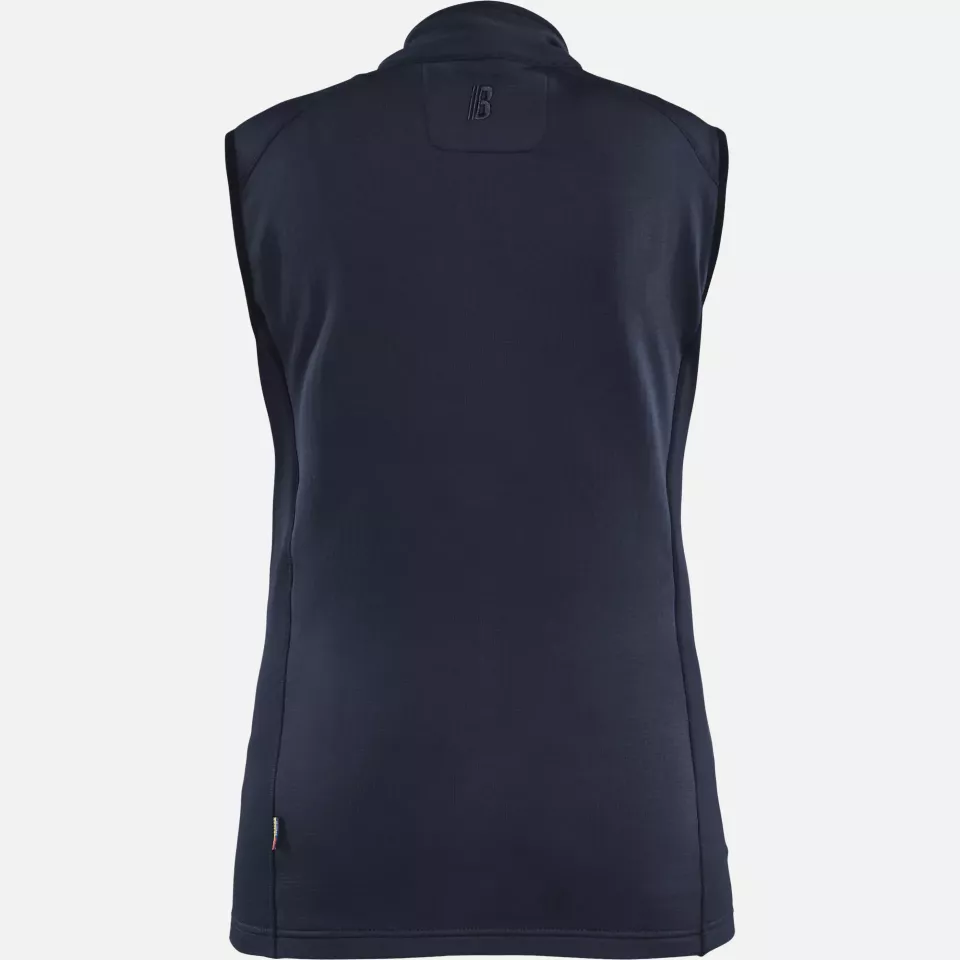 Blaklader 474625398600, STRIKER Ladies Fleece Vest, Dark Navy, image 4, gallery thumbnail