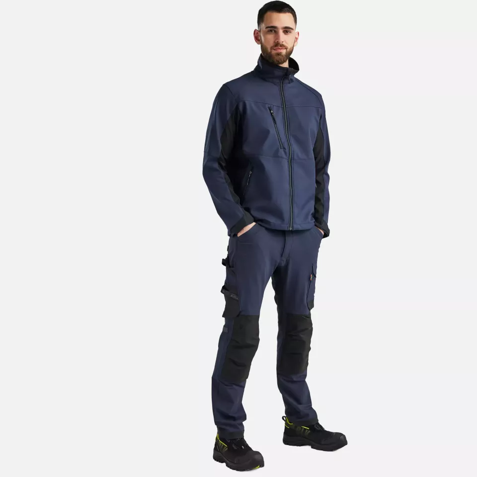 Blaklader 495025168699, Softshell Jacket, Dark Navy/Black, image 5, gallery thumbnail