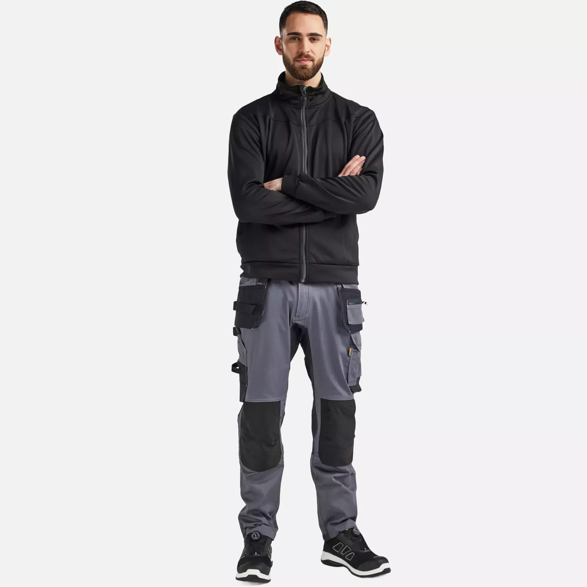 Blaklader 175018329600, Stretch Craftsman Work Trousers, Medium Grey, image 5