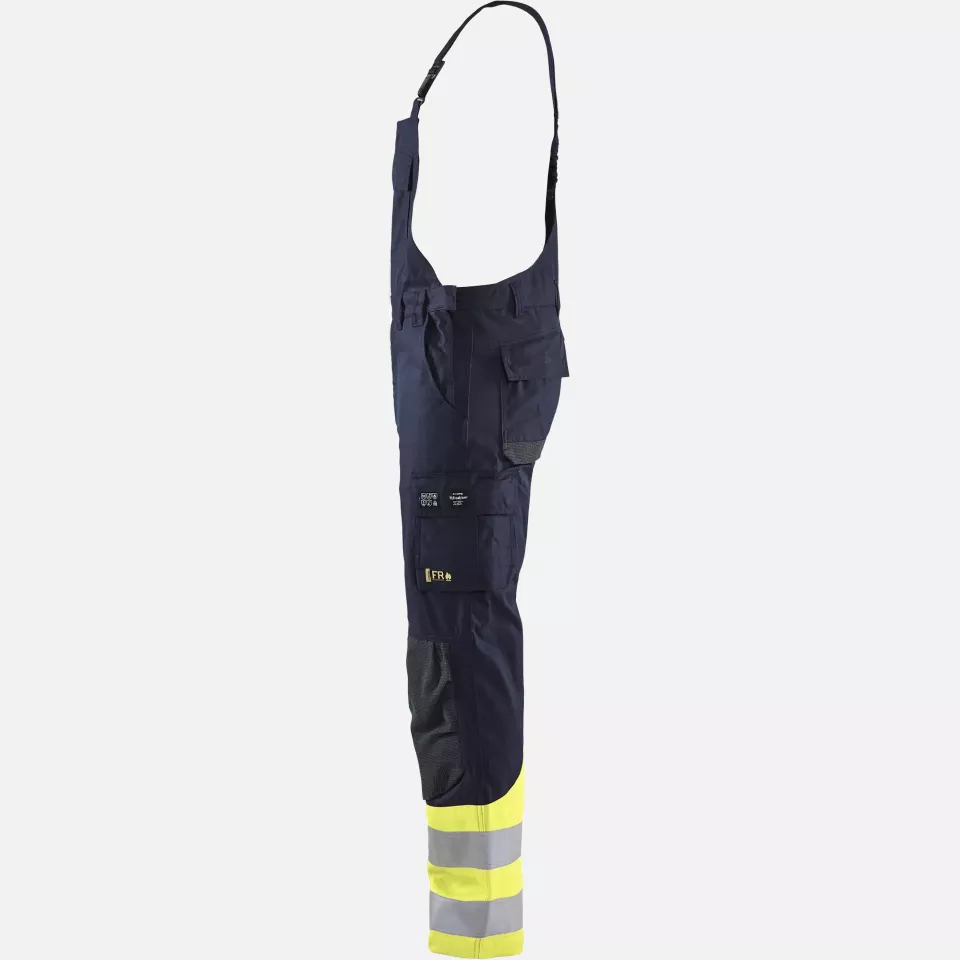 Blaklader 288815128933, Multi-Norm Bib and Brace, Navy/Yellow, image 3, gallery thumbnail