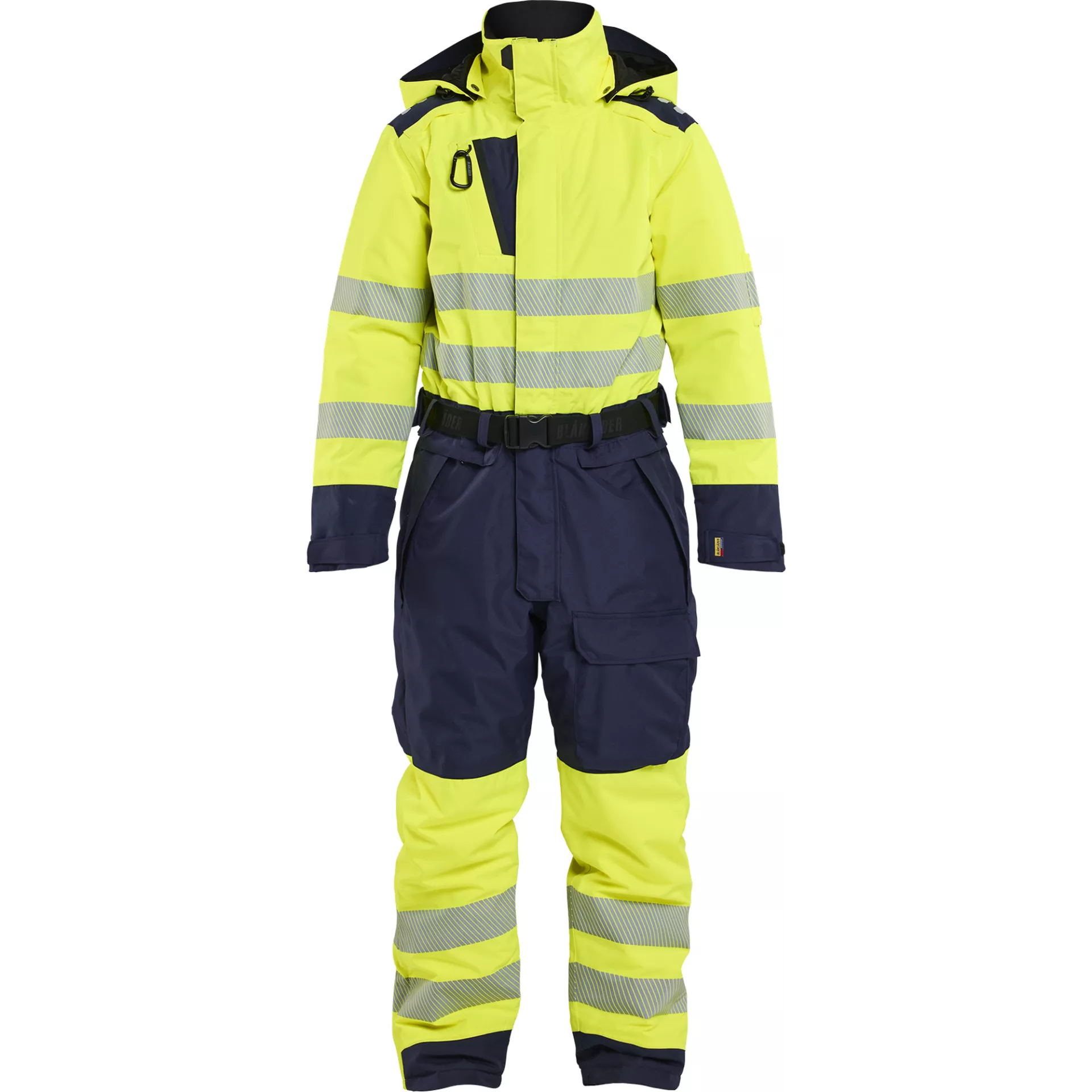 Blaklader 672619773389, Ladies High Vis Winter Coverall, High Vis Yellow/Navy