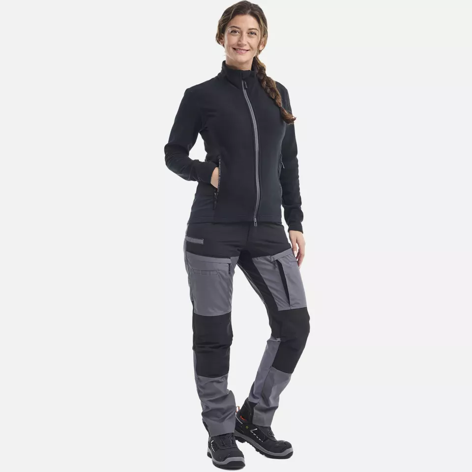 Blaklader 716618459699, Damen Stretch Servicehose, Mittelgrau/Schwarz, image 4, gallery thumbnail
