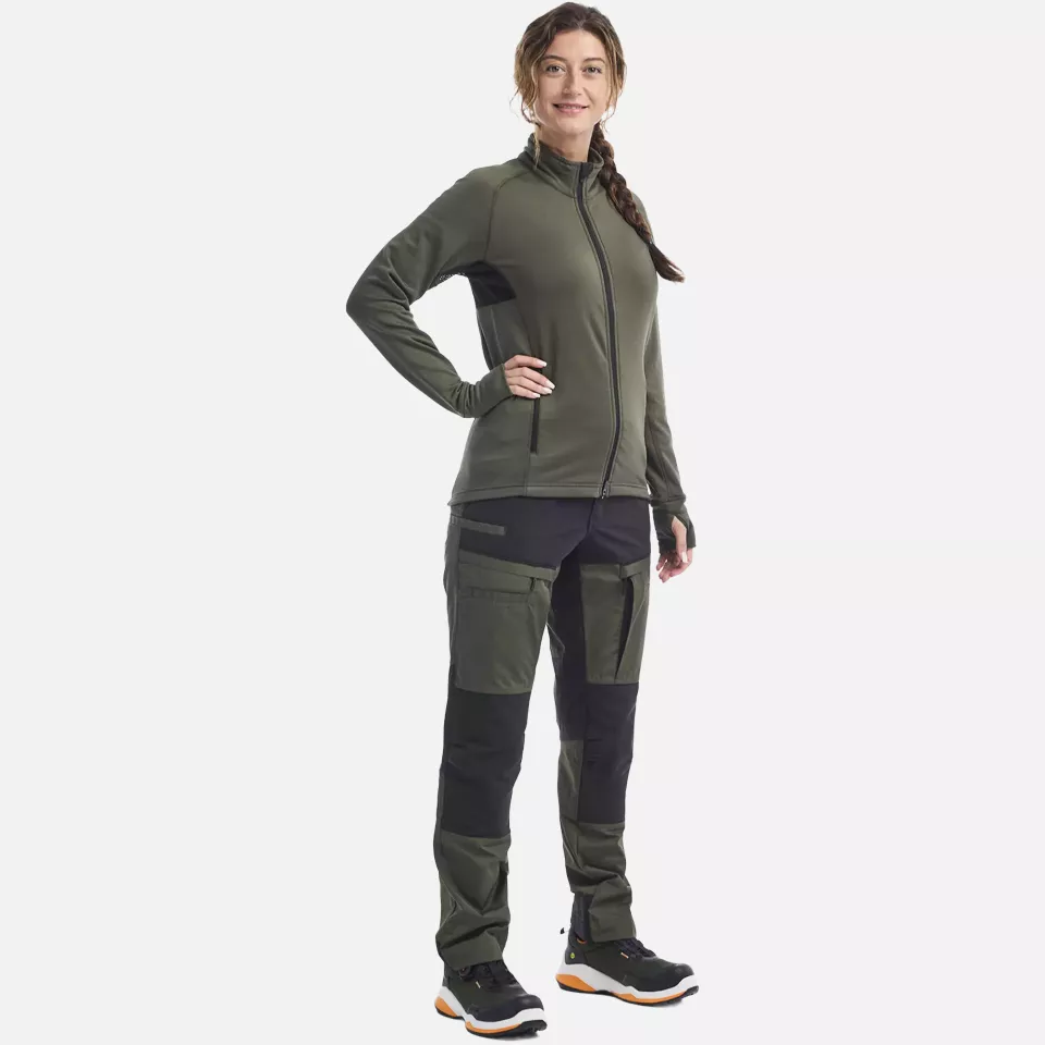 Blaklader 716618454298, Damen Stretch Servicehose, Waldgrün/Schwarz, image 4, gallery thumbnail