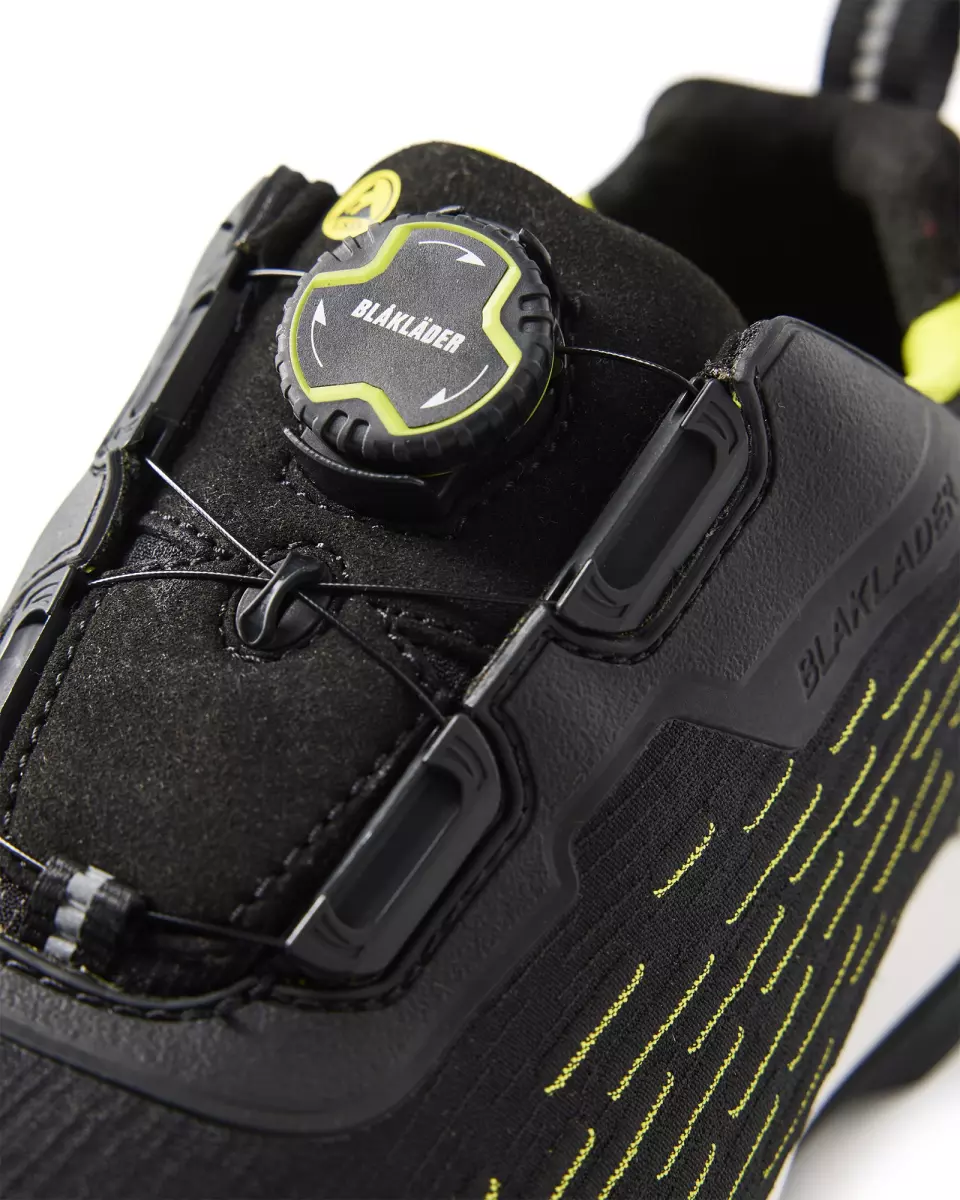 Blaklader 244200009933, CRADLE Safety Shoe, Black/Yellow, image 5, gallery thumbnail