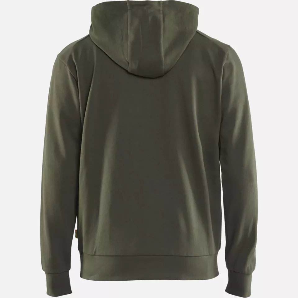 Blaklader 353011584209, 3D Kapuzen Sweatshirt, Waldgrün, image 4, gallery thumbnail