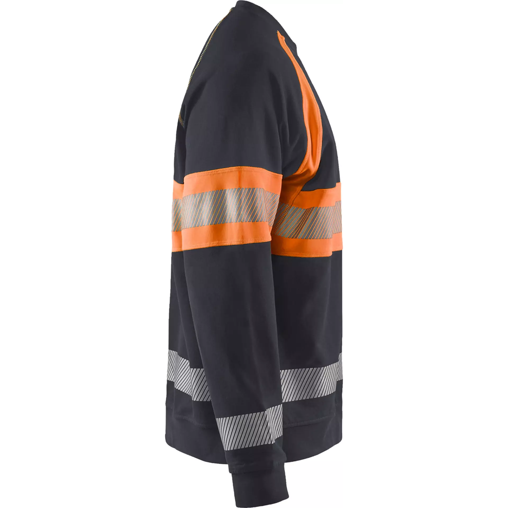 Blåkläder 335911589653, High Vis Sweatshirt, Medium Grey/Orange, image 2