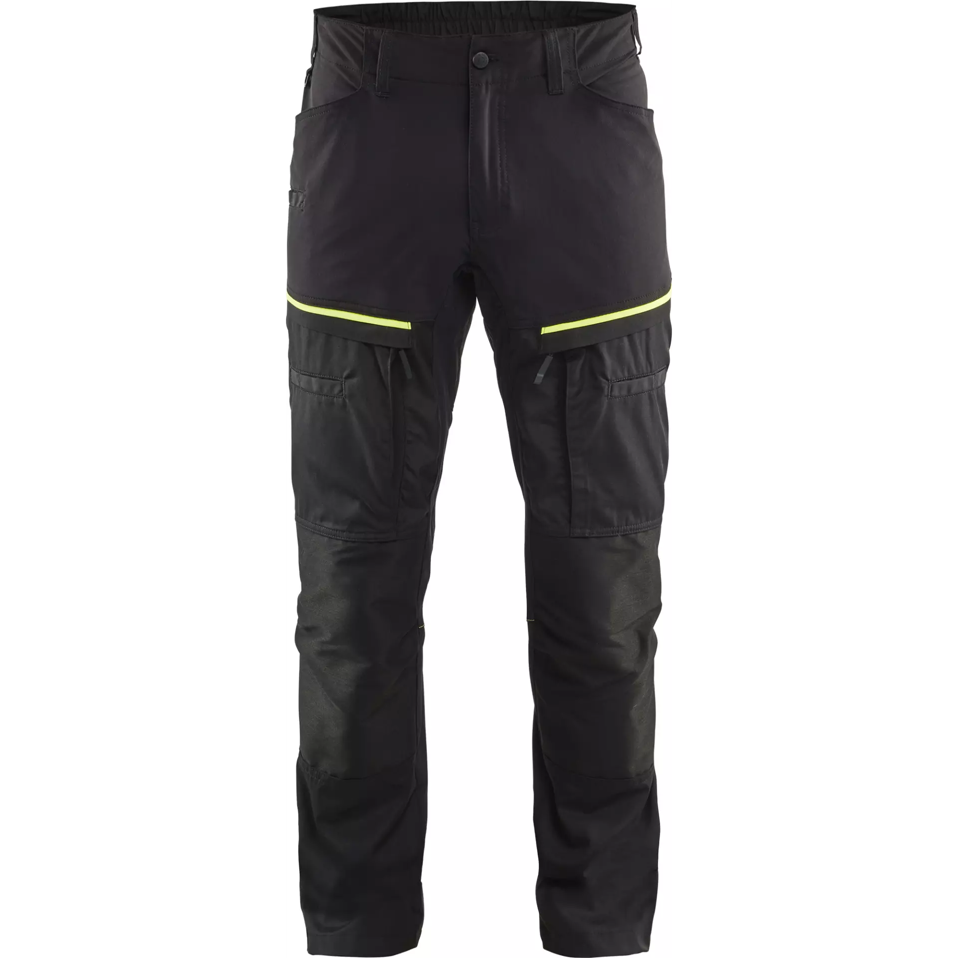 Blaklader 145618459933, Stretch Work Trousers, Black/Yellow