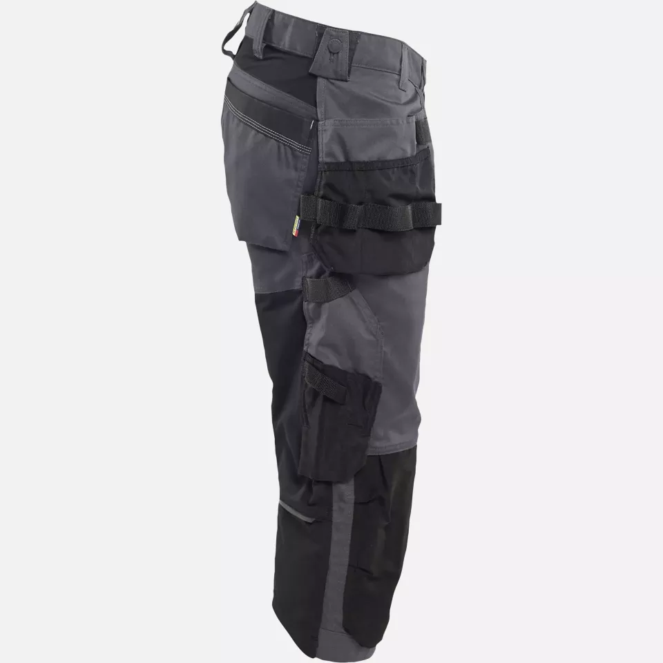 Blaklader 175418329600, Stretch Craftsman Pirate Shorts, Mid Grey, image 2, gallery thumbnail