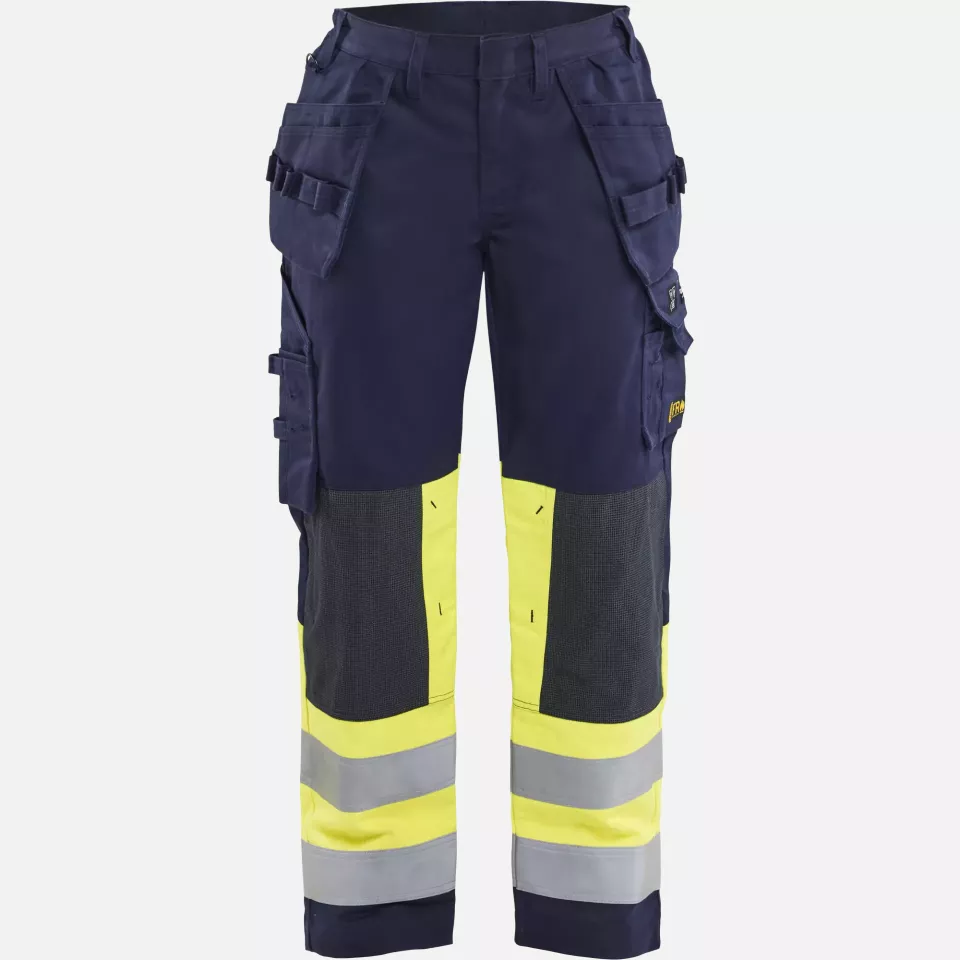 Blaklader 708115148933, Multinorm Damen Arbeitshose, Marineblau/ Gelb, image 1, gallery thumbnail