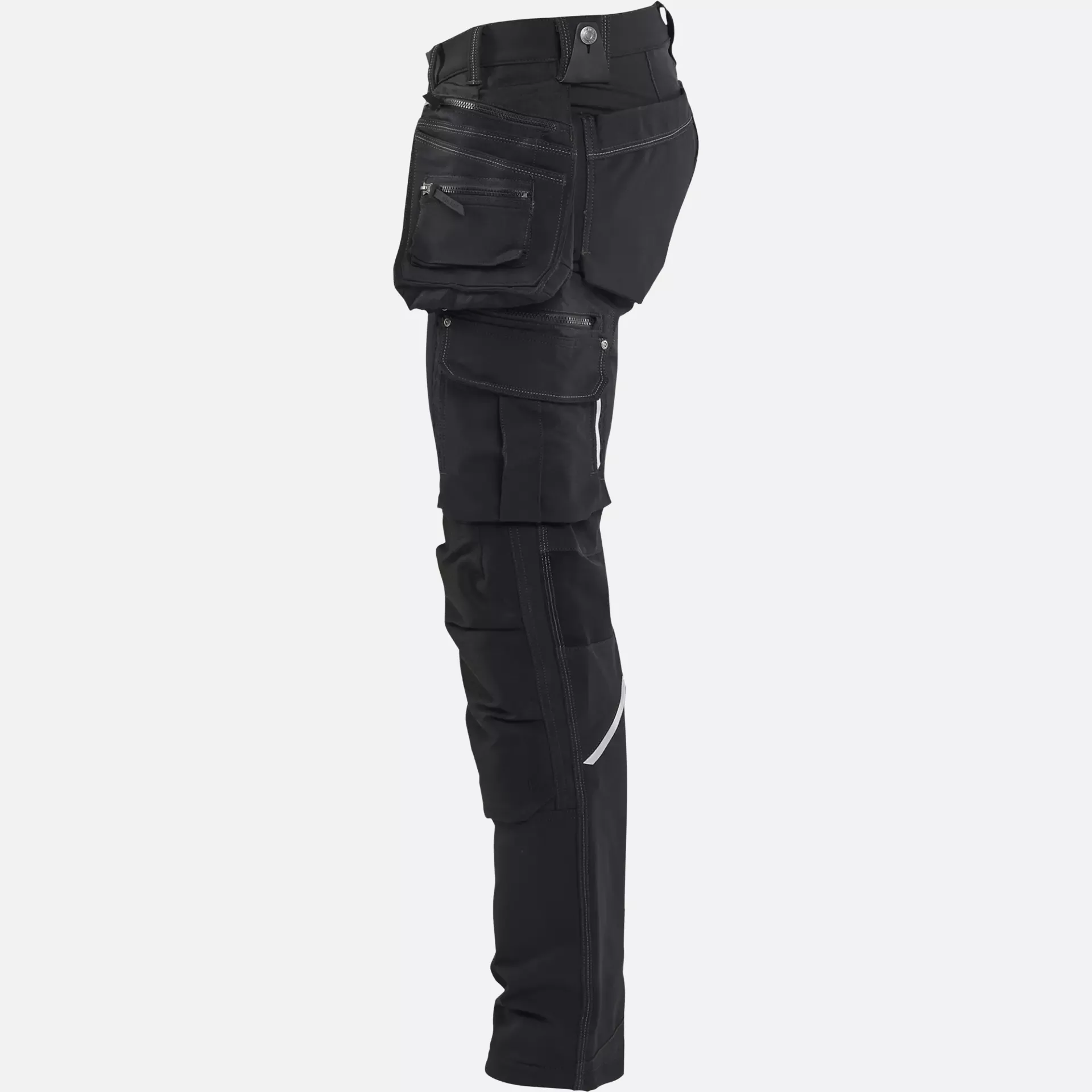 Blaklader 199816449900, X1900 4-Way Stretch Craftsman Work Trousers, Black, image 2