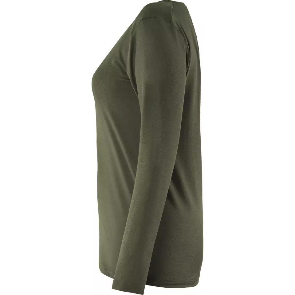 Blåkläder 342711264209, Women's Functional UV Protection Long Sleeve Shirt, Forest Green, image 3, gallery thumbnail