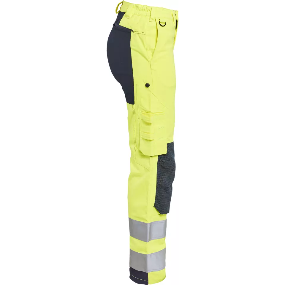 Blaklader 719115123389, Ladies Multi-Norm Stretch Work Trousers, Yellow/Navy, image 2, gallery thumbnail