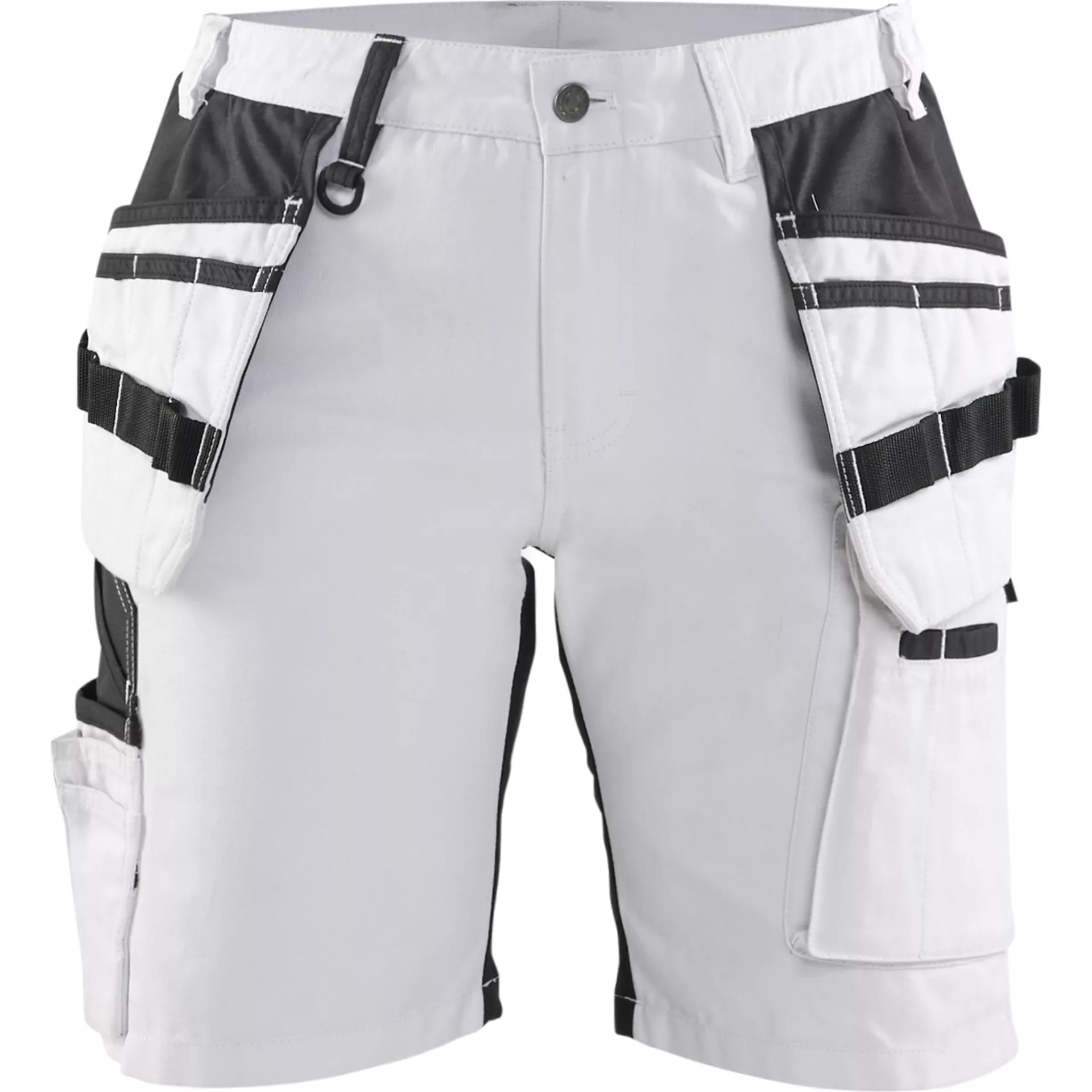 Blaklader 717110001099, X1900 Damen Stretch Maler Shorts, Weiß/Schwarz, image 1