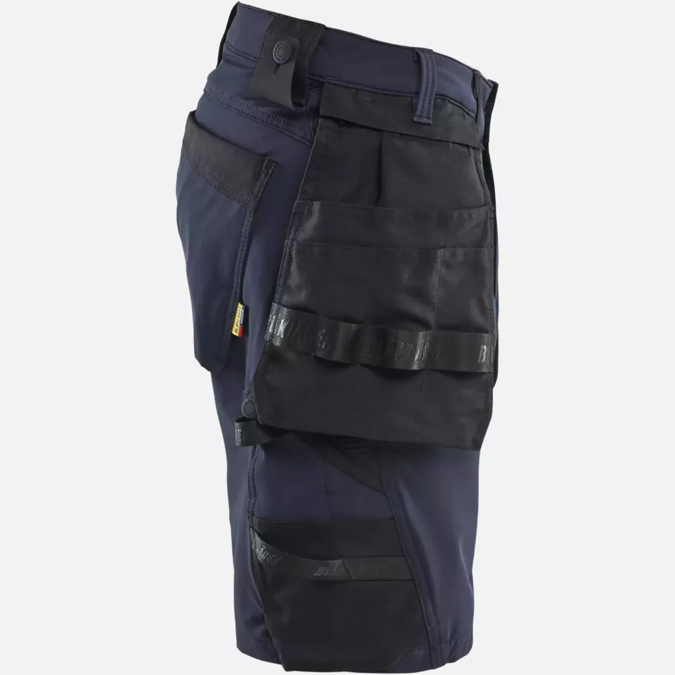Blaklader 170216458699, 4-Way Stretch Craftsman Shorts, Dark Navy/Black, image 2, gallery thumbnail