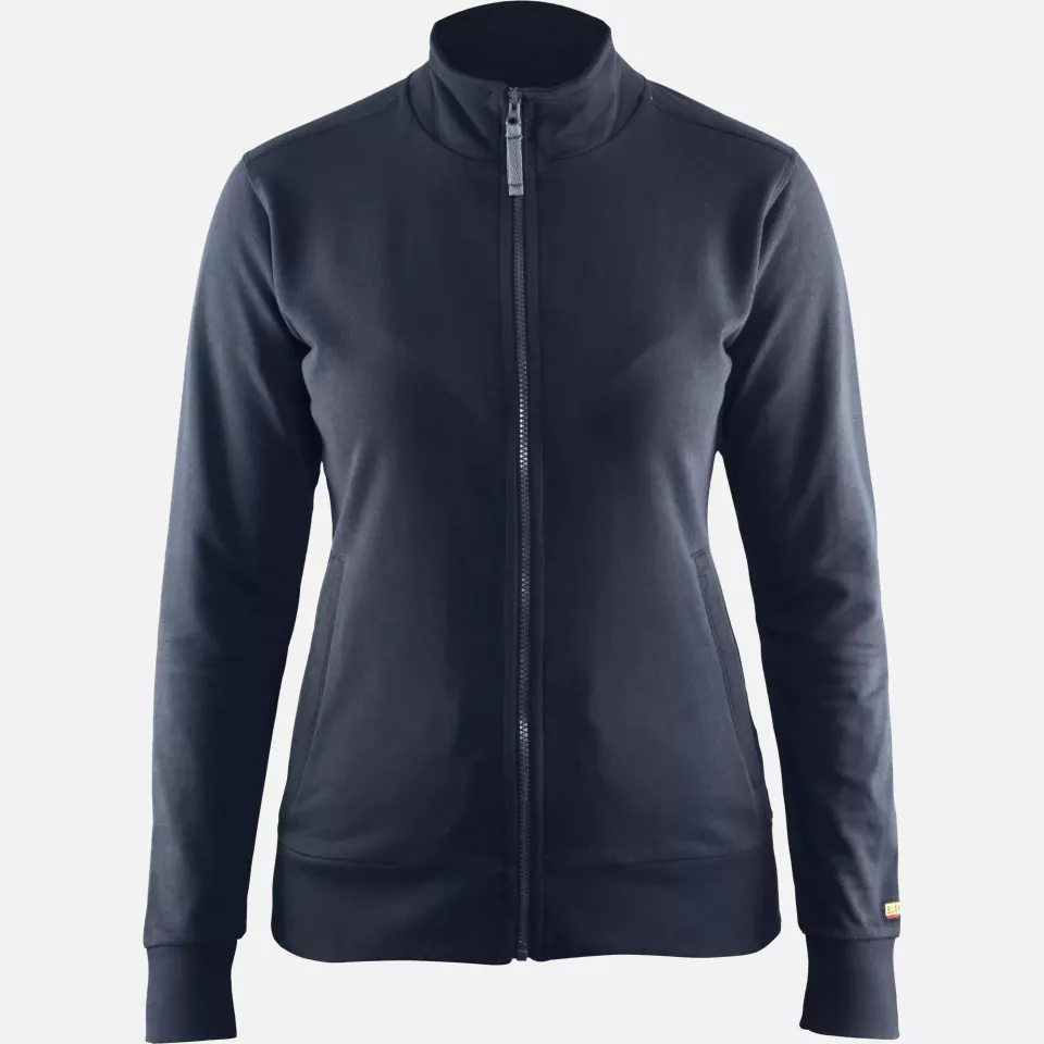 Blaklader 337211588600, Ladies' Sweatshirt Jacket, Dark Navy, image 1, gallery thumbnail