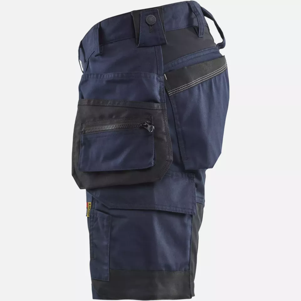 Blaklader 175218328600, Stretch Craftsman Shorts, Dark Navy, image 3, gallery thumbnail