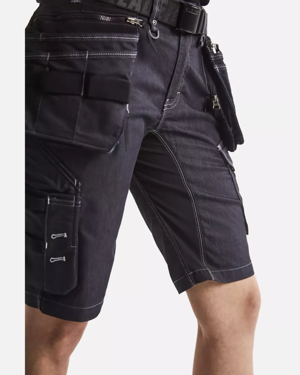 Blaklader 799211418999, Damen Handwerker Shorts X1900 Stretch, Marineblau/Schwarz, image 8, gallery thumbnail