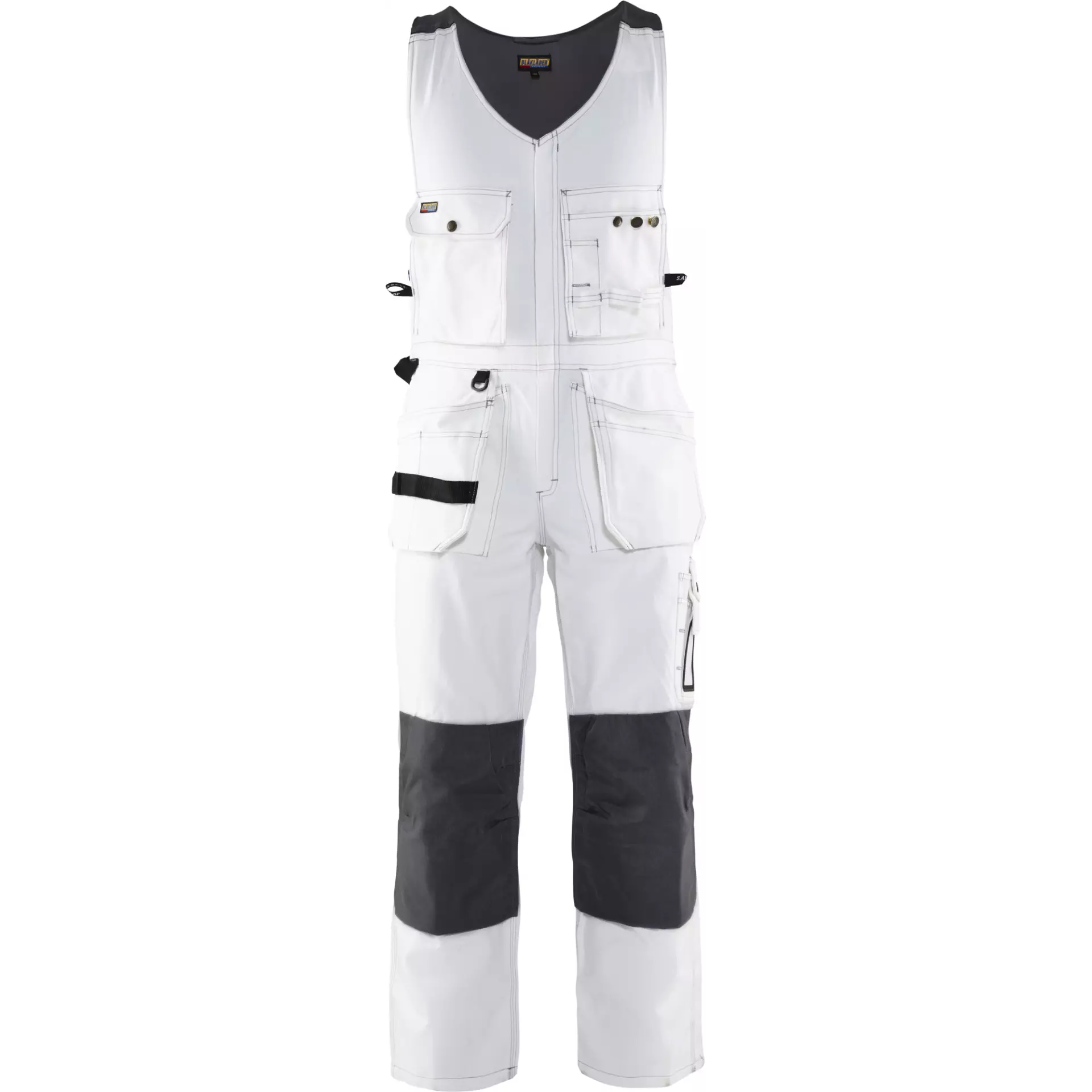 Blaklader 253212101098, Bib and Brace, White/Dark Grey, image 1