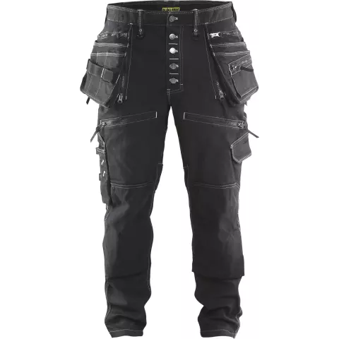 Blåkläder X1900 Stretch Craftsman Work Trousers, Black