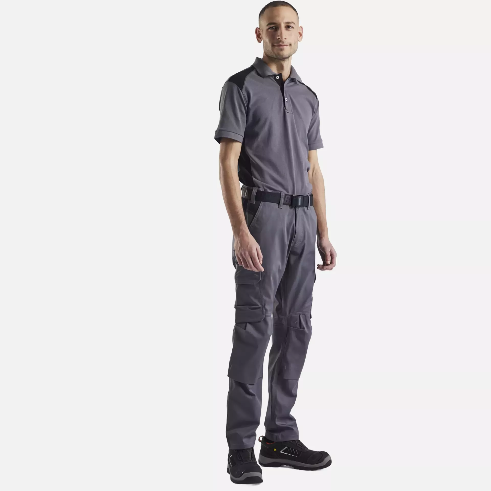 Blaklader 332410509699, Polo Shirt, Medium Grey/Black, image 5