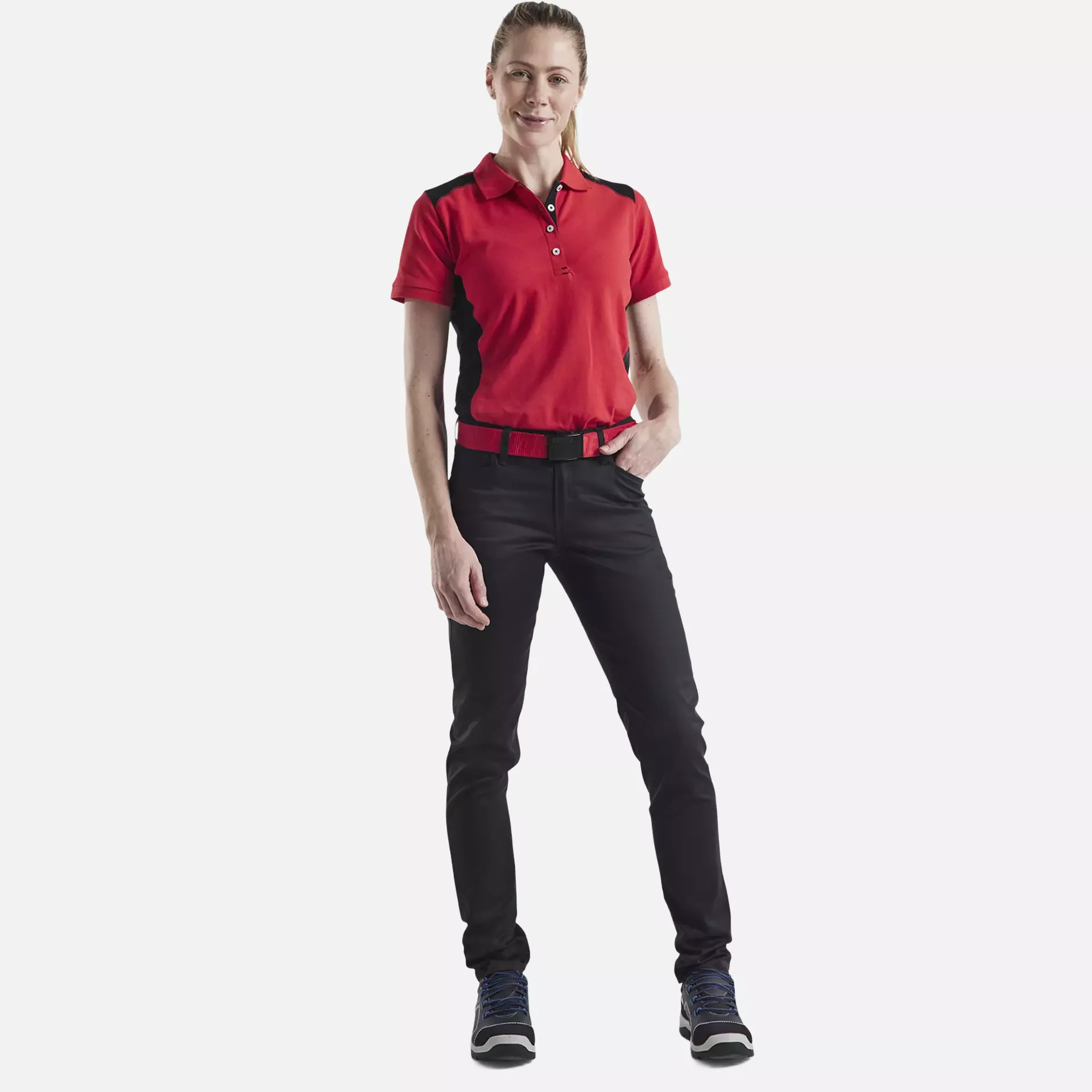 Blaklader 716518309900, Ladies 2-Way Stretch Chino Trousers, Black, image 5