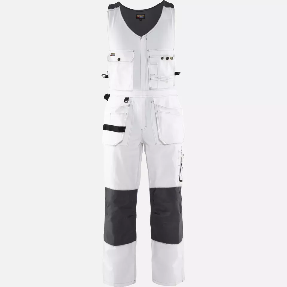 Blaklader 253212101098, Bib and Brace, White/Dark Grey, image 1, gallery thumbnail