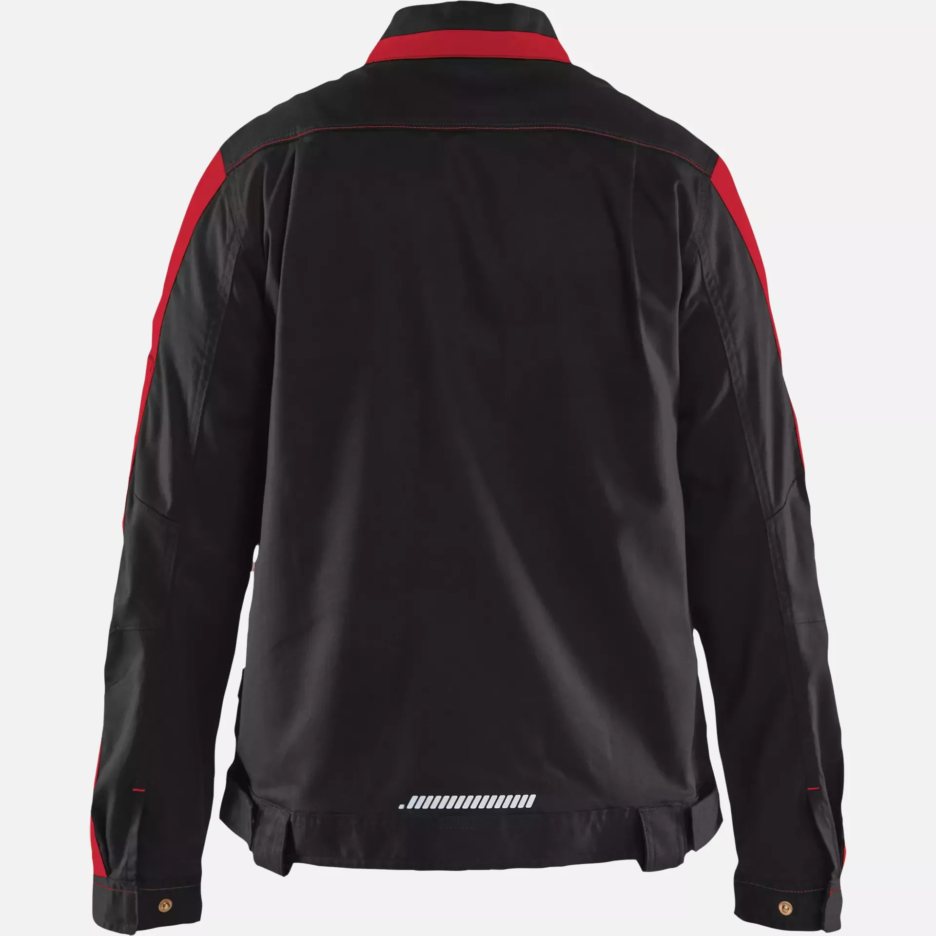 Blaklader 444318329956, Ladies Stretch Industry Jacket, Black/Red, image 4