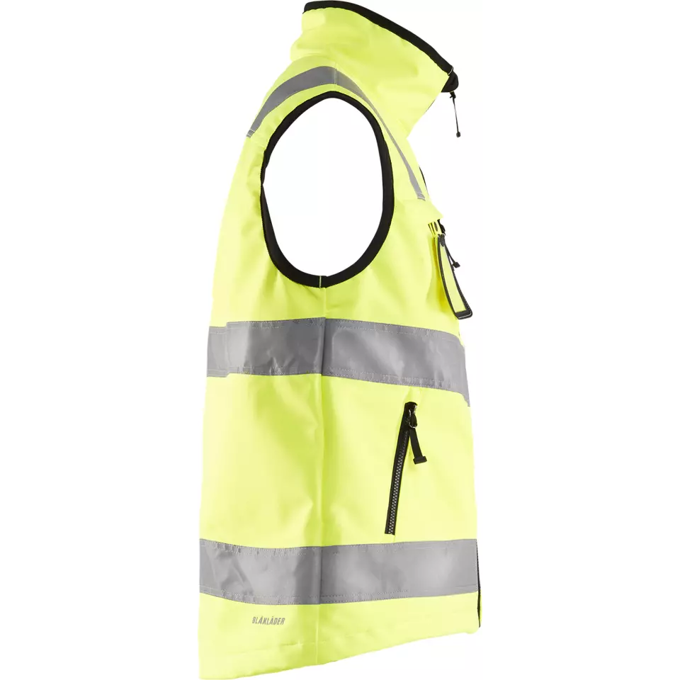 Blåkläder 304925173300, High Vis Softshell Vest, Yellow, image 2, gallery thumbnail