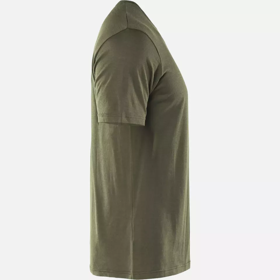Blaklader 353617434209, Merinowolle T-Shirt, Waldgrün, image 2, gallery thumbnail