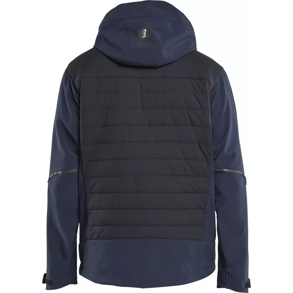 Blåkläder 474325138699, Hybrid Jacket, Dark Navy Blue/Black, image 4, gallery thumbnail