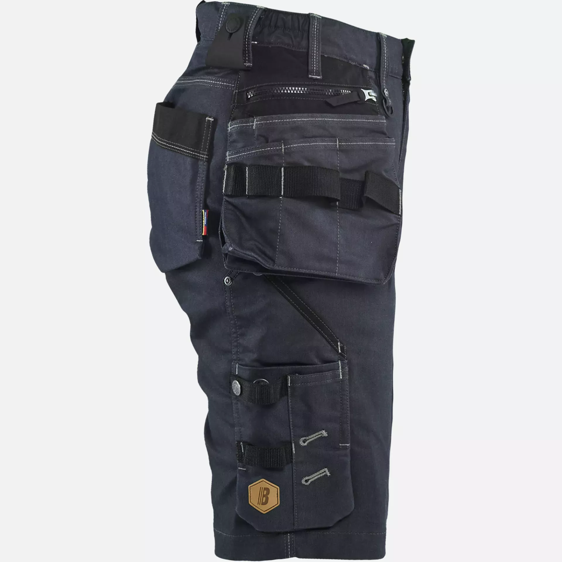 Blaklader 799211418999, Damen Handwerker Shorts X1900 Stretch, Marineblau/Schwarz, image 2
