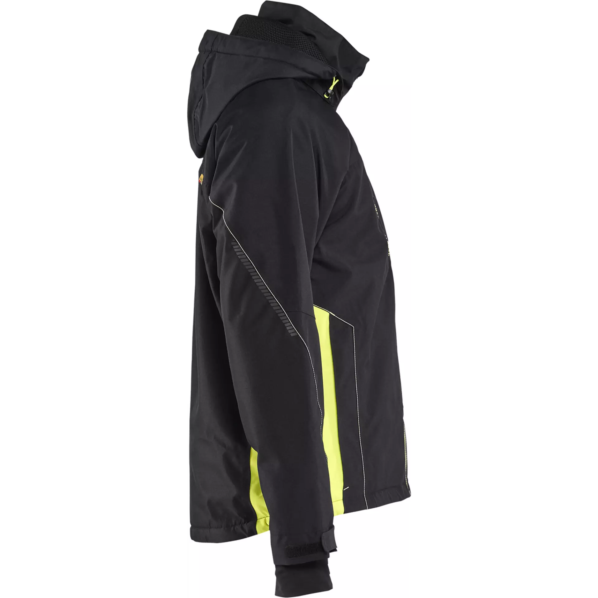 Blåkläder 489019779933, Lined Lightweight Winter Jacket, Black/Yellow, image 2