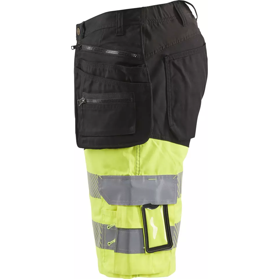 Blaklader 159618119933, High Vis Stretch Shorts, Schwarz/Gelb, image 3, gallery thumbnail