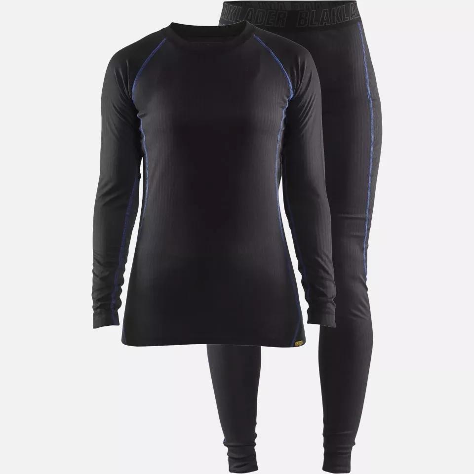 Blaklader 720217079985, Damen Light Unterwäsche Set, Schwarz/Kornblau, image 10, gallery thumbnail