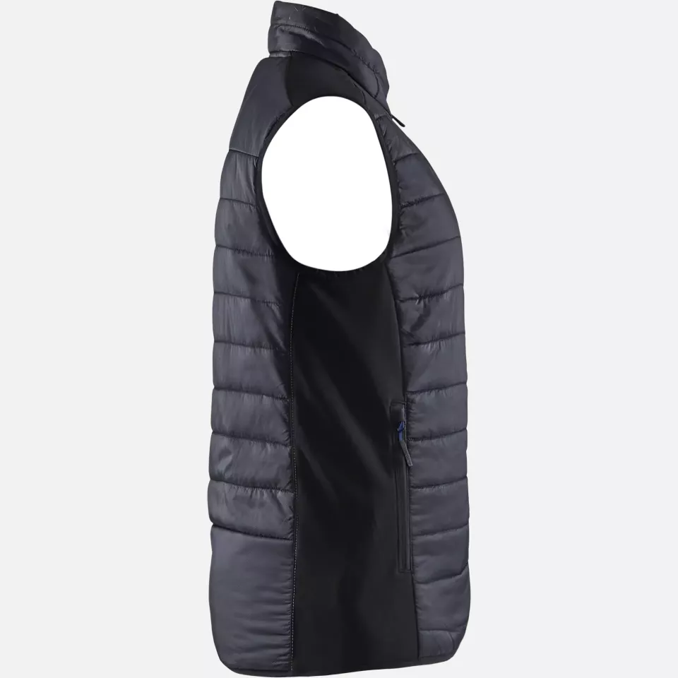 Blaklader 386420309986, Ladies Lined Vest, Black/Dark Navy, image 2, gallery thumbnail
