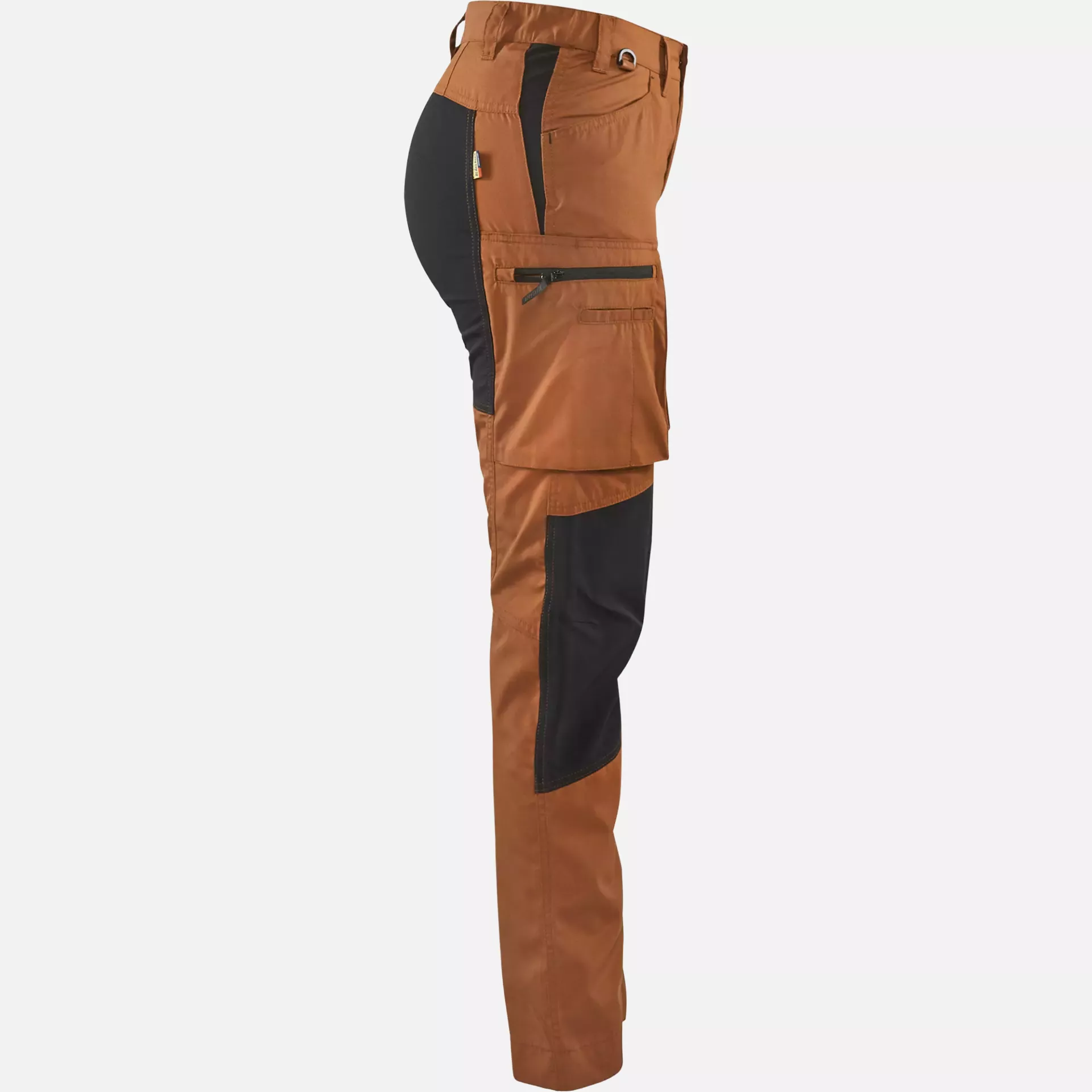 Blaklader 715918454099, Ladies Stretch Work Trousers, Rust/Black, image 2
