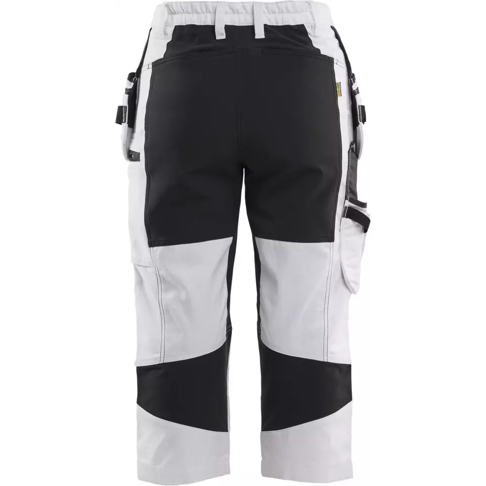 Blaklader 710913101099, Women's Painter Pirate Trousers with Stretch, White/Black, image 4, gallery thumbnail