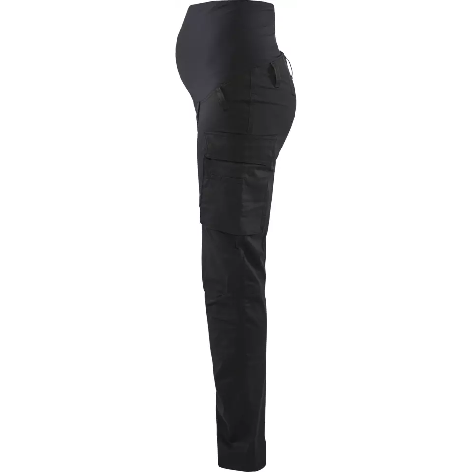 Blåkläder 710118309900, Stretch Maternity Pants, Black, image 3, gallery thumbnail