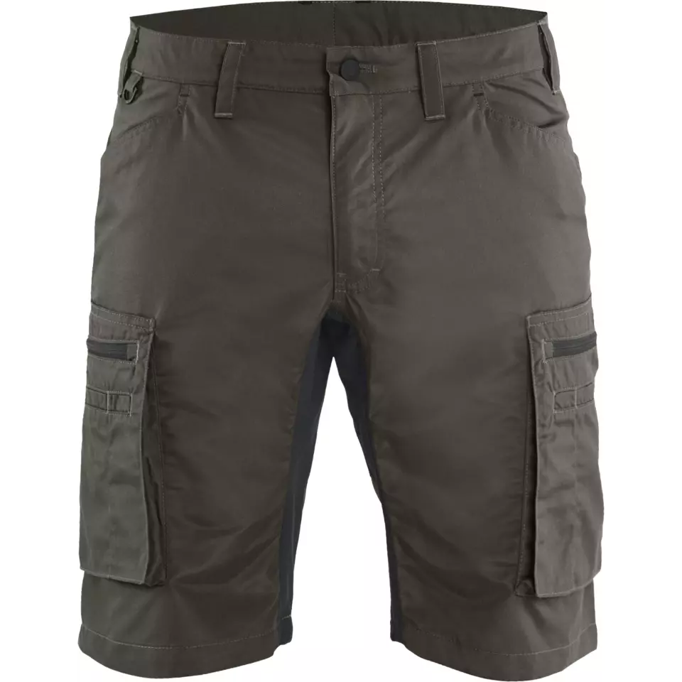 Blaklader 144918454599, Stretch Shorts, Dark Olive Green/Black