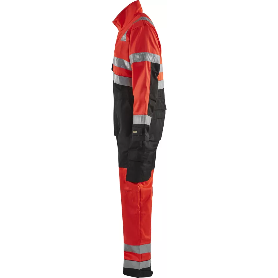 Blaklader 637318045599, Hi-Vis Coverall, Red/Black, image 3, gallery thumbnail
