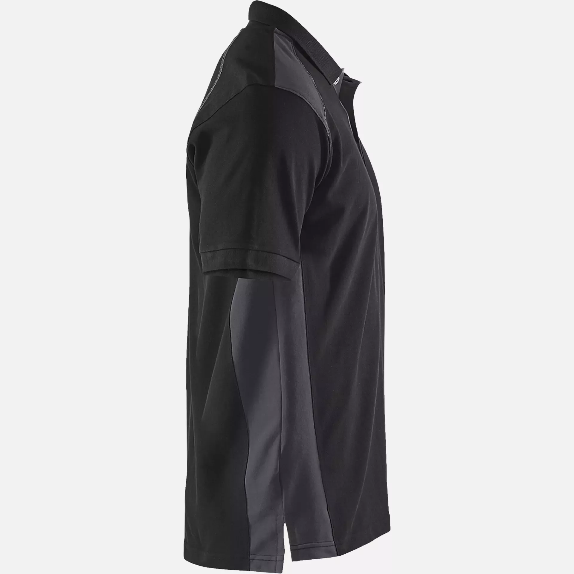 Blaklader 332410509996, Polo Shirt, Black/Medium Grey, image 2