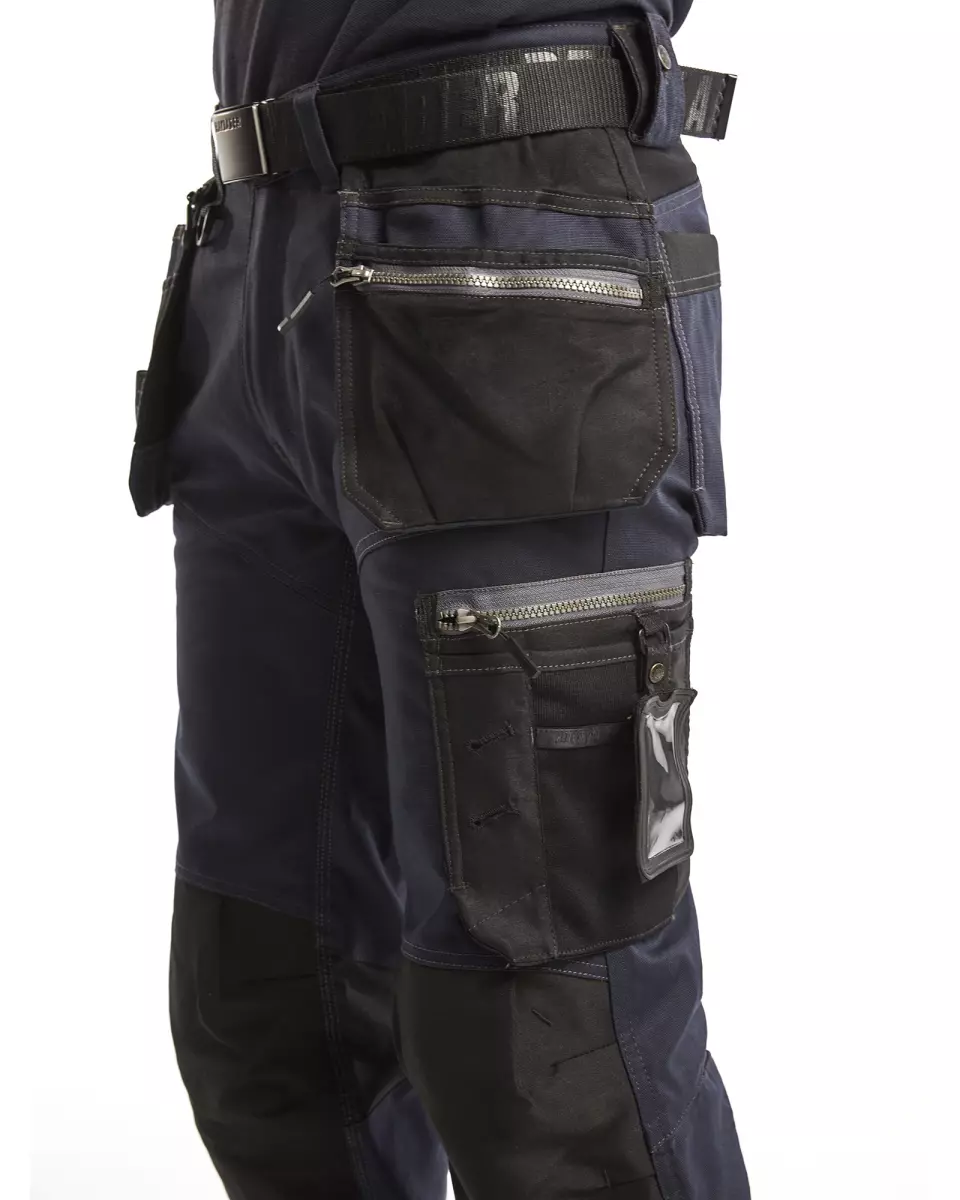 Blåkläder 159013438699, Stretch Craftsman Work Pants, Dark Navy/Black, image 7, gallery thumbnail